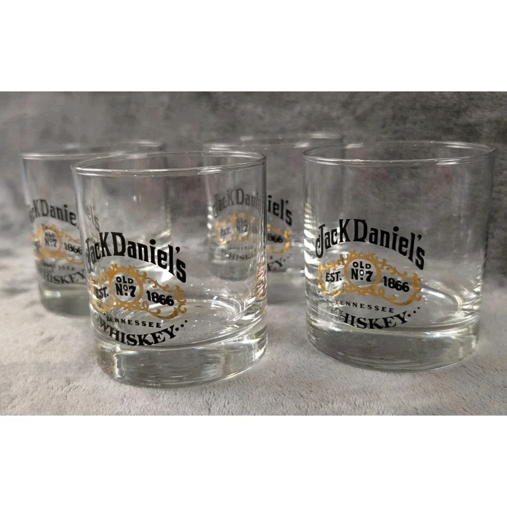 Jack‎ Daniel's Tennessee Whiskeyl (SET OF 4) 6 oz Glasses Daniels Father's